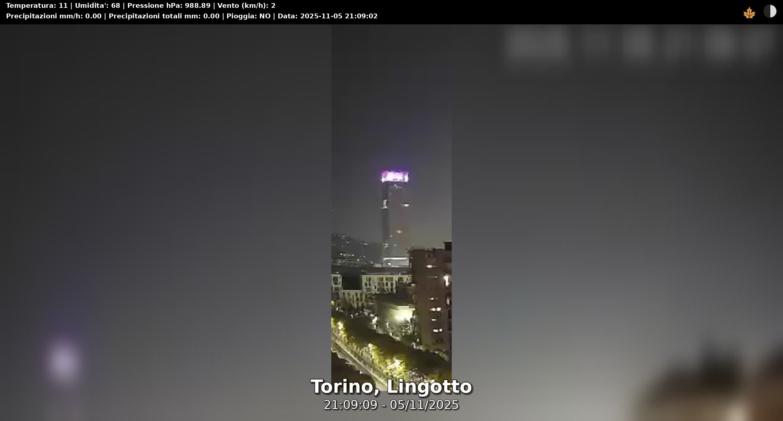 Webcam Torino Lingotto